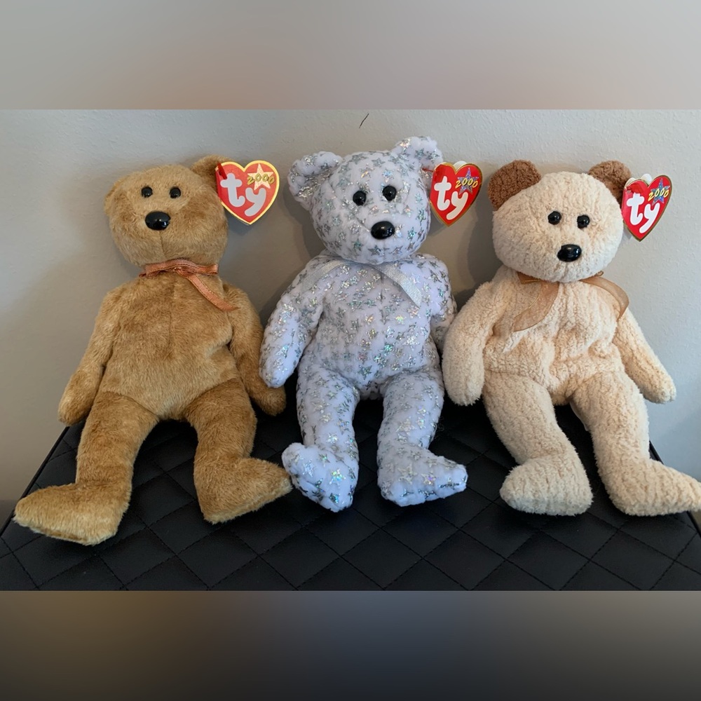 3 Beanie Babies